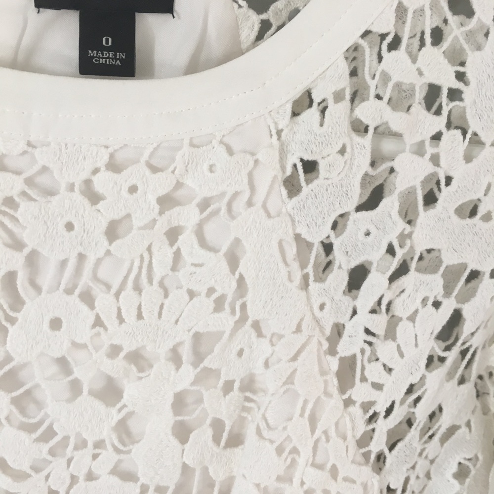 Ann Taylor lace dress with three-quarter sleeves - Picture 3 of 3